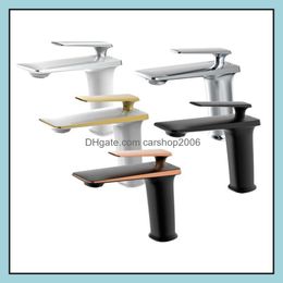 Bathroom Sink Faucets Faucets, Showers & As Home Garden Fashionable Design All Brass Faucet Cold Water Basin Mixer Tap Top Quality Many Colo