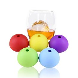 Ice Ball Moulds Ice Cream Tools Football Shaped Cube Mould For Summer Beer Wine Beverages Random Colour