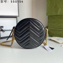 550154 Fashion women bag Love heart V Wave Pattern Satchel Shoulder Bag Chain Handbags Crossbody Purse Lady Leather Classic Style Tote Bags