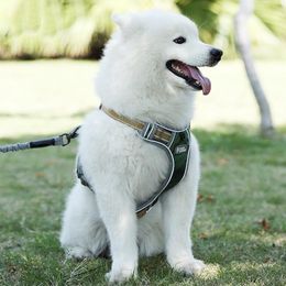 Dog Collars & Leashes Chest Straps Tow Rope Chain Walking Pet Articles K9