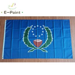 Federated States of Micronesia Pohnpei State Flag 3*5ft (90cm*150cm) Polyester Banner Decoration flying home & garden flags