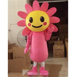 Halloween Sunflower Mascot Costume High Quality Cartoon plant Plush Anime theme character Adult Size Christmas Carnival Birthday Party Dress