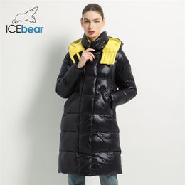 Winter Women Jacket Fashion Woman Cotton High Quality Female Parkas Hooded Women's Coats Brand Clothing 211221