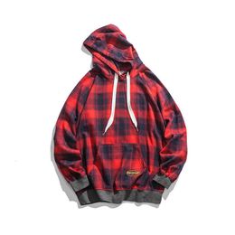 Fashion Oversized Streetwear Hoodie Men Sudadera De Hombre Hip Hop Clothes Men Cotton Korean Plus Size Pullover Sweatshirt Red 210603