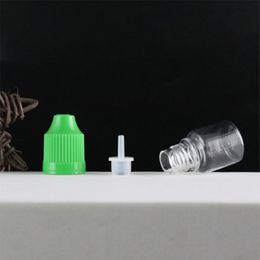 3ml Plastic E Liquid Bottle Mini Eye Drop Container with Colourful Childproof Cap
