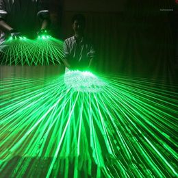 laser led props Canada - Party Decoration Green Blue Red Laser Gloves LED Luminous Bar Night Club Dance Performance Props