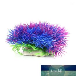 Decorative Flowers & Wreaths Plastic Grass 6 Pcs Fish Tank Decoration Aquarium Green Plants Water Feb191 Factory price expert design Quality Latest Style Original