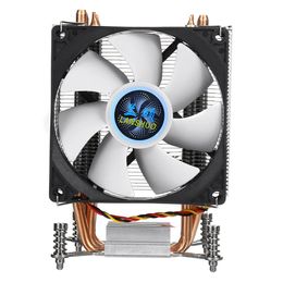 CPU Cooler 4 Copper Heatpipe 90mm 3Pin Fan Cooling Heatsink Radiator for Intel LGA 2011 X79 X99 299