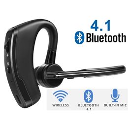 Headsets V8 Wireless Earphones Busines Handsfree Call Headphone Driving Sports Earbud With Mic BT headset