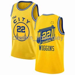 Andrew Wiggins #22 Swingman Jersey stitched custom name any number