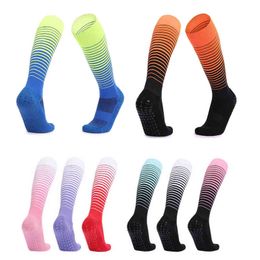 Men Women Sports Stockings Thick Breathable Anti-Slip Wearproof Running Hiking Football Sports Socks Y1222