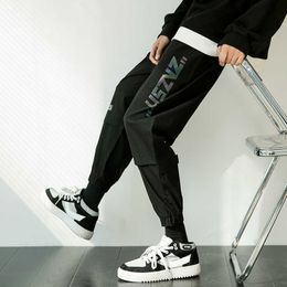 Men Casual Sports Pants Sweatpants Male Hip Hop Harem Pencil Pants Trousers Size 3XL 4XL Japanese Fashion Mens Clothes Y0927