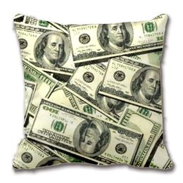 Money Background Pillow Decorative Cushion Cover Case Customise Gift High-Quility By Lvsure For Car Sofa Seat Pillowcase Cushion/Decorative