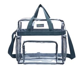 DHL Messenger Bags Women PVC Transparent Large Capacity Cross Section Beach Bag Mix Color