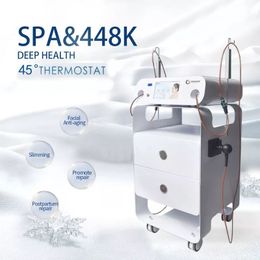 The new SPA&448K INDIBA Fat Removal slimming systems Promote cell regeneration Temperature Control RET Tecar Therapy Shaping RF Instrument beauty machine