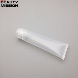 BEAUTY MISSION 100ml Clear Soft Tube Empty Cosmetic Containers For Cream Lotion Shampoo Facial Cleansergood high qualtity