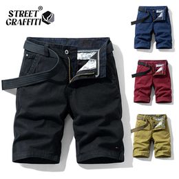 Spring Men Cotton Solid Men's Shorts Clothing Summer Casual Breeches Bermuda Fashion Jeans For Beach Pants Men Short 210622