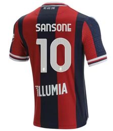 soccer jersey 7 UK - 21-22 Bologna MENS Customized Thai Quality Soccer jerseys local online store yakuda best sports Dropshipping Accepted 7 Orsolini 10 Sansone 8 Dominguez 14 Tomiyasu