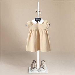 Summer Dress Girl Fashion Princess Dresses Children Casual School Wear Clothes Brief Kids Sundress 2-6T Q0716