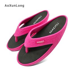 Women's Massage Slippers Fashion Slimming Lose Weight Swing Sandals Shaping Body Fastly Ladies Flip Flops Female Home Slippers Y0731