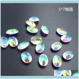 Nail Salon Health & Beautynail Art Decorations 1Box Ab Symphony Resin Rhinestone 12 Patterns Crystal 3D Clear Long Octagonal,Heart,Teardrop