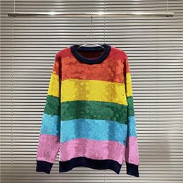 2021 Men Sweater Women Long Sleeve Printing Sweaters Casual Crew Neck Knit Sweatshirt Spring Autumn High Quality Jumper Pullover