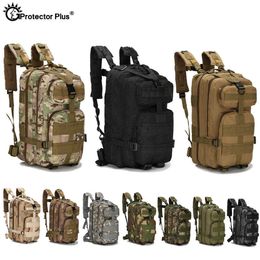 PROTECTOR PLUS 3P Military Bag Army Tactical Outdoor Camping Men's Tactical Backpack Oxford for Hiking Sports Climbing Bag 30L Q0721