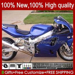 Body kit For KAWASAKI NINJA ZX-636 ZX 6R 636 600CC 600 CC 1994 1995 1996 1997 glossy blue blk Bodyworks 50HC.92 ZX600 ZX 6 R ZX636 ZX-6R 94-97 ZX600C ZX6R 94 95 96 97 Fairing