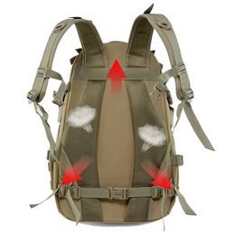 40L camping backpack, men's travel bag, tactical military mountaineering backpack, mountaineering and trekking backpack Y0721