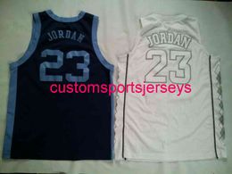 Mens 2 VINTAGE NORTH CAROLINA 23 MICHAEL JERSEY Men Women Youth Basketball Jerseys XS-6XL