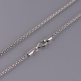 Silver Popcorn Necklace Men Women S925 Sterling Silver Corn Necklace Girls Thai Silver Long Chain Pendant Necklace Jewellery