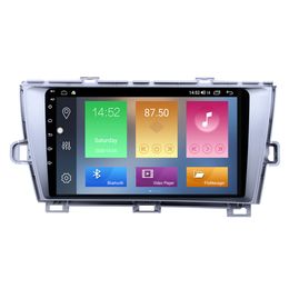 double din car dvd radio Player for Toyota Prius 2009-2013 with Music WiFi Mirror Link TouchScreen Stereo Navigation 9 inch Android 10 support Carplay TPMS