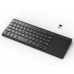 Small Wireless Computer Keyboard 2.4G Wireless Smart TV External Remote Keypad 667C