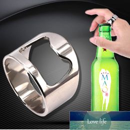 1Pcs Multi-function Ring-Shape Opener Portable Stainless Steel Beer Bottle Opener Remover Kitchen Gadgets Bar Tool