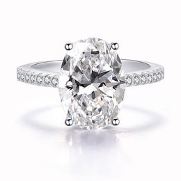 Handmade Promise Ring 925 sterling Silver 3ct Diamond Engagement Wedding Band Rings For Women men Jewellery