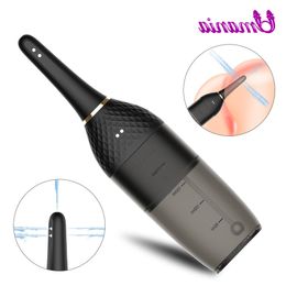 Automatic Anal Cleaner Vagina Shower 5 Speeds Electric Enema Cleaning for Men Women Anal Douche Bulb Adults Sex Products