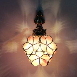 Wall Lamps WOERFU Flower Lampshade Lamp European Minimalist Creative Lighting Mediterranean Single Head