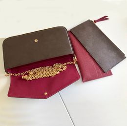 Luxury Designer Handbags Shoulder Bag Messenger Fashion Ladies Leather Belt Metal Decorative Chain Multifunctional Three-piece Wal252q