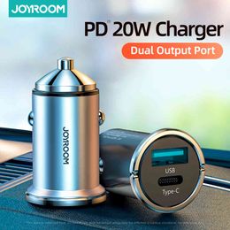 Joyroom 20W PD Type C Fast Charging for 12 Pro Max Mini Soket in Car USB Charger For iPhone Xiaomi Mobile