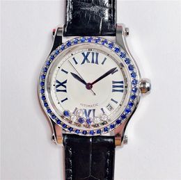 Casual style women 's Watches diamond version with 2892 automatic mechanical movement sapphire crystal mirror leather watch waterproof function