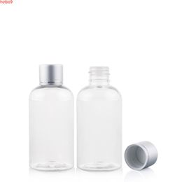 48pcs/lot 75ml aluminum-plastic screw cap Plastic packaging bottle PET plastic Cosmetic with capgoods
