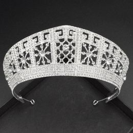 FORSEVEN Luxury Handmade Rhinestone Bridal Crown Fashion Gold/Silver Color Tiaras Women Headpeice Headband Wedding Hair Jewelry