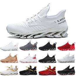 Non-Brand men women running shoes Blade slip on triple black white red Grey Terracotta Warriors mens gym trainers outdoor sports sneakers 39-46