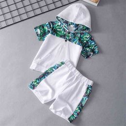 Summer Suit Kids Clothing Top+ Short 2Pcs Children's For Boys Sportswear Boy Clothes Set Girls 210528