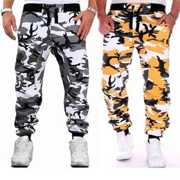 ZOGAA Men's Camouflage Pants Hip Hop Style Pleated Harem Trousers Male Sports Sweatpants Plus Size S-3xl Pockets for Men 210715