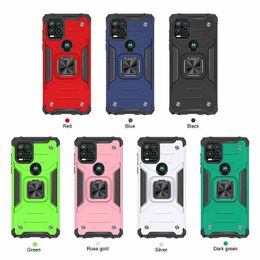 Shockproof Hybrid PC TPU Armor Car Holder Magnet Defender Case For Samsung Galaxy A03S Finger Ring Cover A