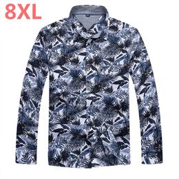 10xl 8xl 6xl 5xl 4xl Men's Shirt Long Sleeve Loose 2021 Fashion Designer High Quality Print Shirts For Business Casual