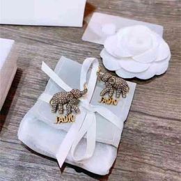 silver jewelry sets Australia - Xiao Luxury Diamond Earrings Xiang Fashion Di Designer Jewelry Full d Crystal Jia Net Red
