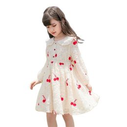 Girls' dresses spring Korean style children's skirts princess dress and autumn wear P4539 210622