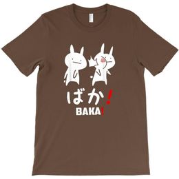 2022 japanese slimming shirt Männer T-shirts Lustige Anime Baka Slap Japanisches T-Shirt Herren Produkte Top Qualität Baumwolle Slim Fit Marke Kurzarm Niedriger Preis